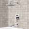 Tub and Shower Faucet Set with Rain Shower Head