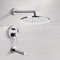 Tub and Shower Faucet Sets with 12