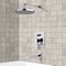 Chrome Tub and Shower Faucet Sets with 8