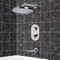 Thermostatic Tub and Shower Faucet Set with Rain Shower Head