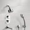 Thermostatic Tub and Shower Faucet Set with Handheld