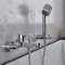 Wall Mounted Tub Faucet With Hand Shower