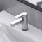 Chrome Single Hole Bathroom Faucet