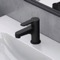 Matte Black Single Hole Bathroom Faucet