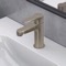 Brushed Nickel Single Hole Bathroom Faucet