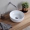 Small Round Ceramic Vessel Sink