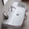 Modern White Ceramic Wall Mounted or Vessel Sink