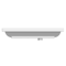 Rectangular White Ceramic Drop In or Wall Mounted Bathroom Sink