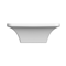 Square White Ceramic Vessel Sink