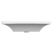 Drop In Modern Bathroom Sink, Rectangular, Ceramic