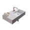 Rectangular Ceramic Wall Mounted or Vessel Sink With Counter Space