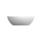 Oval-Shaped White Ceramic Vessel Sink