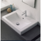 Square White Ceramic Drop In Sink