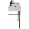 Double Trough Console Sink, Modern, 40