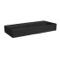 Matte Black Ceramic Trough Wall Mounted or Vessel Sink