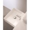 Square White Ceramic Wall Mounted or Vessel Sink