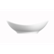 Oval-Shaped White Ceramic Vessel Sink