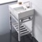Small Modern Console Sink Vanity, 24