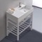 Modern Console Sink Vanity, 32
