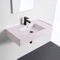 Pink Bathroom Sink, Ceramic