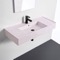 Pink Bathroom Sink, Ceramic
