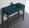 Modern Console Sink Vanity, Green Ceramic Sink, 40