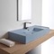 Light Blue Bathroom Sink, Ceramic