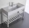 Modern Console Sink Vanity, Marble Style Sink, 40