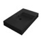 Matte Black Ceramic Wall Mounted or Vessel Sink With Counter Space