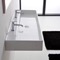 Trough Ceramic Wall Mounted or Vessel Sink