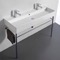 Double Trough Console Sink, 48
