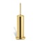 Toilet Brush Holder, Gold Finish, Classic Style, Brass