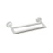 Double Towel Bar, Round, 13 Inch, Satin Nickel