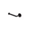 Toilet Paper Holder, Round, Black