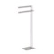 Satin Nickel Free Standing Towel Stand
