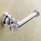 Toilet Roll Holder, Chrome Brass with Crystal