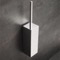 Toilet Brush Holder, Chrome, Wall Mounted, Brass