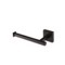 Toilet Paper Holder, Square, Matte Black