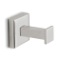 Robe Hook, Satin Nickel, Contemporary, Brass