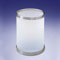 Round Frosted Glass Bathroom Waste Bin