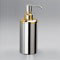 Soap Dispenser, Contemporary, Round, Countertop, Brass