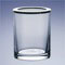 Clear Crystal Glass Toothbrush Holder