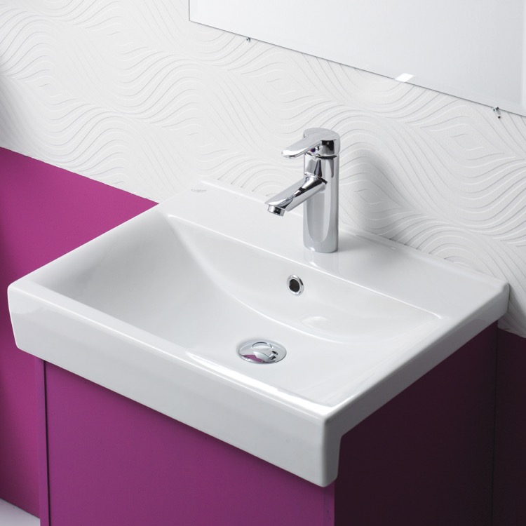 CeraStyle 063500-U Bathroom Sink, Riva B | Nameek's