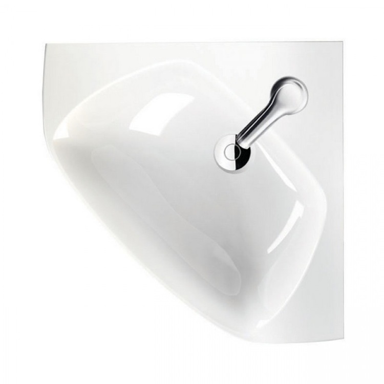 Nameeks Arda Wall Mounted Bathroom Sink in White Nameeks Arda Wall Mounted Bathroom Sink in White