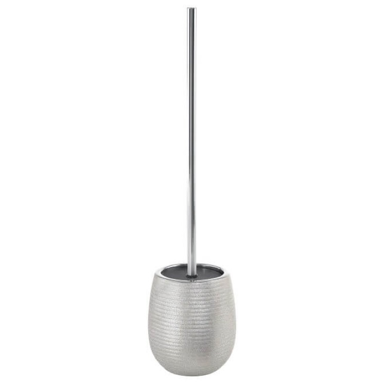 Toilet Brush, Gedy AD33-73, Toilet Brush, Silver Pottery