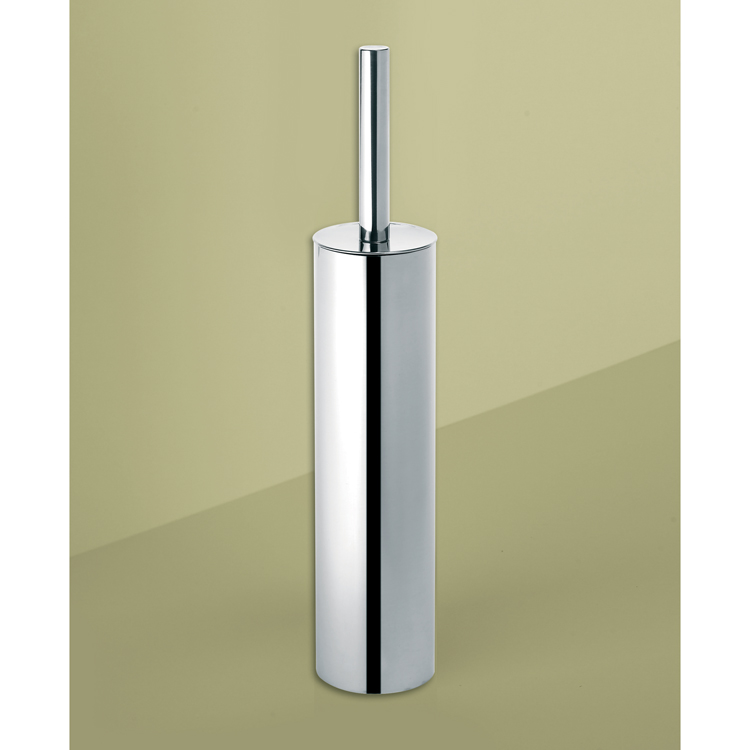 Chrome toilet brush shop holder