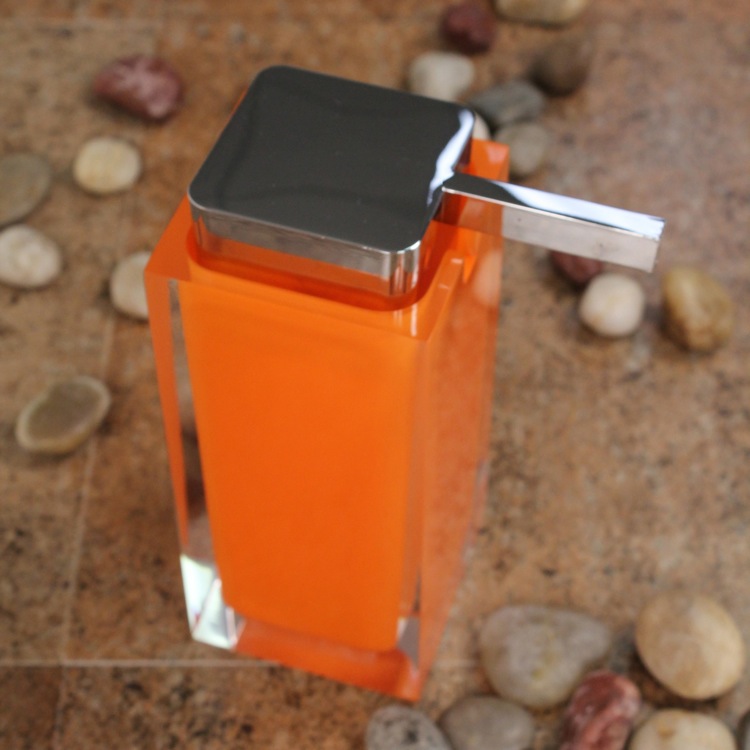 GEDY Dispenser Sapone Portasapone Liquido in Resina colore Argento -  RA81/73 Serie G-Rainbow