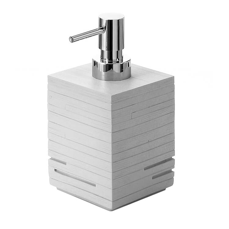 Soap Dispenser, Gedy QU81-08, Modern Grey Countertop Soap Dispenser