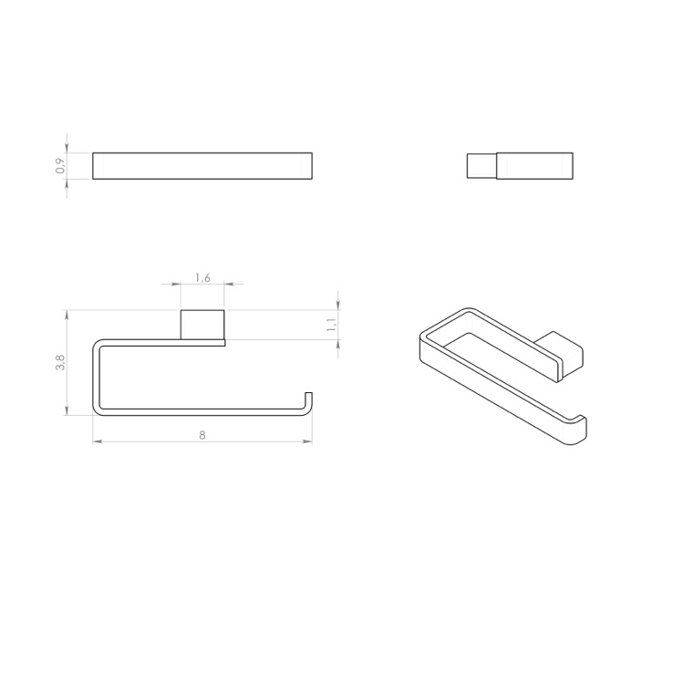 Gedy 5470-13 Towel Ring, Lounge | Nameek's