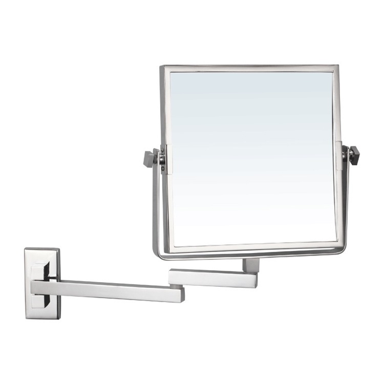 Makeup Mirror, Nameeks AR7722, Square Wall Mounted Double Face 3x Shaving Mirror